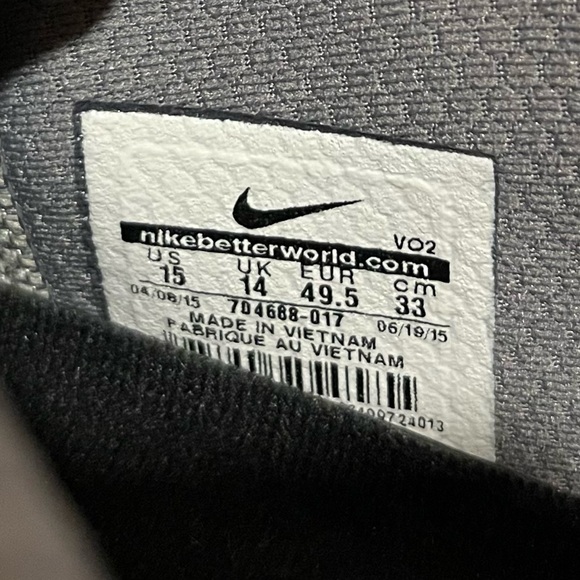 New Nike Metcon 1 Trainer Gym Workout Running Shoes Grey Volt CrossFit Mens 15 - Picture 12 of 12